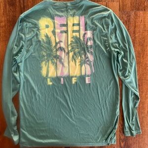 Reel Life • Long Sleeve High Performance Fishing Shirt Size M